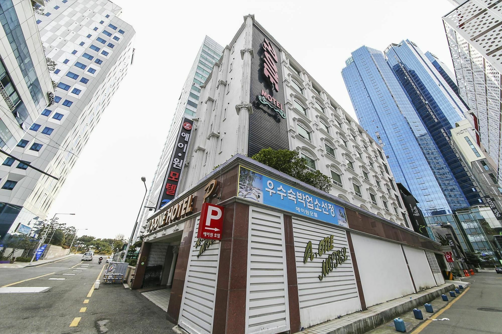 Haeundae Aone Hotel Busan Exteriör bild